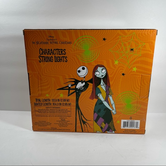 musical string lights The Nightmare Before Christmas 113 inches Disney NEW - Picture 10 of 14